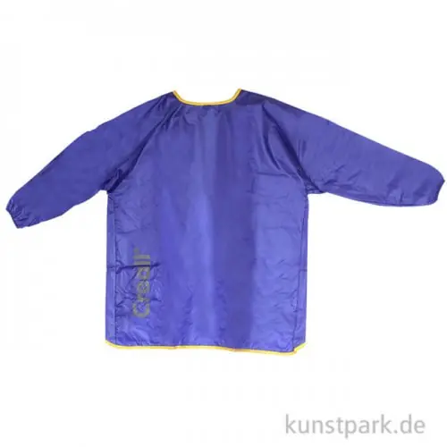 Garantierte Lieferung Blauer Malkittel aus leichtem Nylon für Kinder von etwa 9 bis 12 Jahren