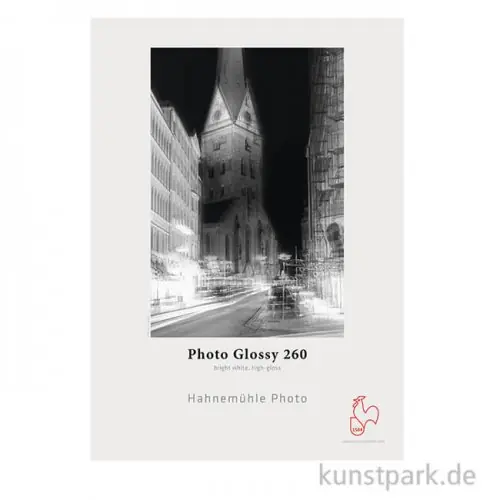 Gratis Versand Hahnemühle Photo Glossy, 260 g/m², 25 Blatt