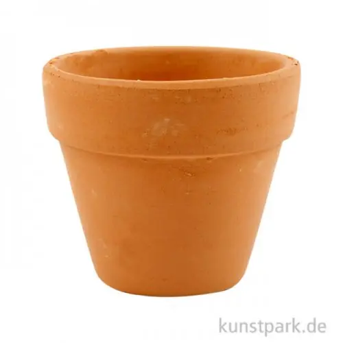 Terrakotta Blumentopf, Höhe 6,5 cm, Durchmesser 7 cm Saisonangebot