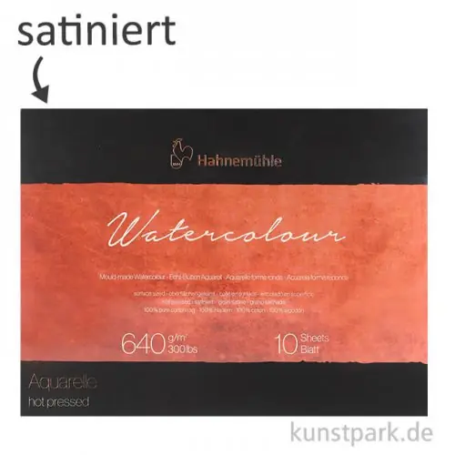 Hahnemühle The Collection Watercolour satiniert 10 Blatt 640g Solange Der Vorrat Reicht