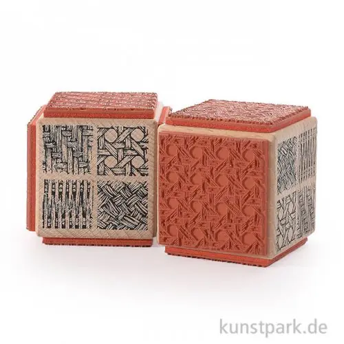 Heute Kaufen Judi-Kins Stamps - Vier textile Strukturen, Würfel