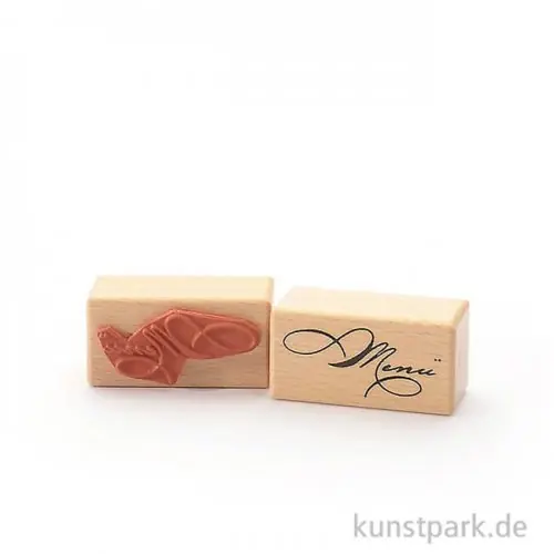 Neuheit Stempel - Menü - 3x6 cm