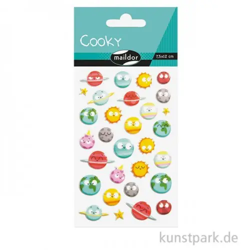 Saisonangebot Maildor Cooky Sticker - Planeten