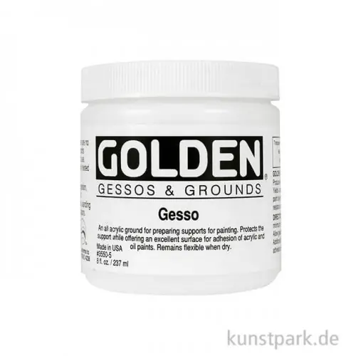 GOLDEN Gesso, weiß 236 ml Limited Edition