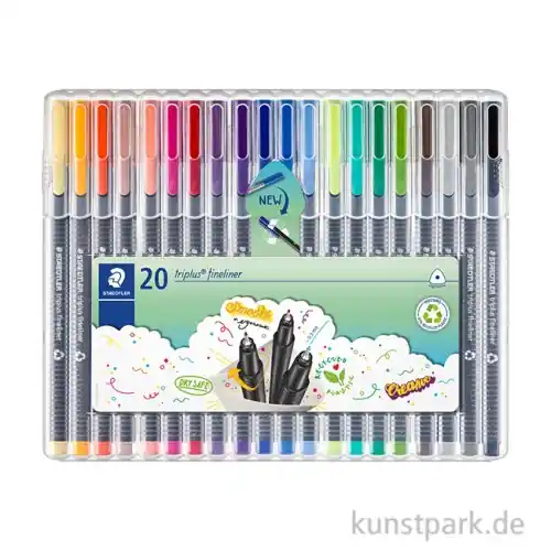STAEDTLER triplus Fineliner 20er Set im Kunststoffetui Top-Seller