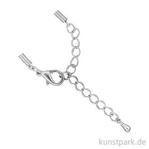 Spiralverschluss mit Karabiner, 1 mm, 2 Stück Direktkauf