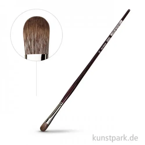 Handgefertigt da Vinci Serie 7495 - Grigio Synthetik Katzenzunge