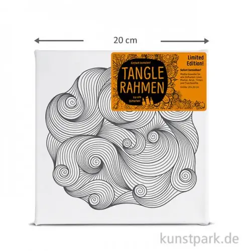 Heißes Angebot Tangle Rahmen sprudelnde Wellen 20x20 cm