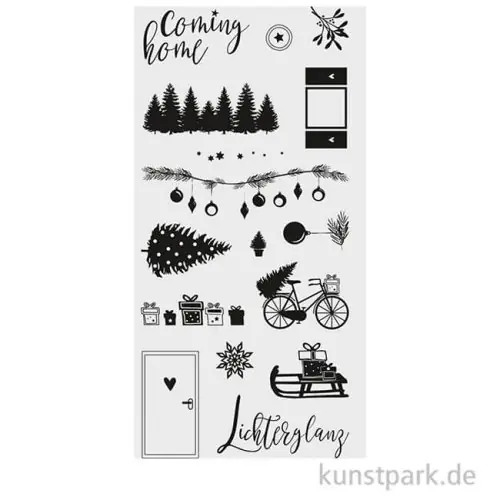 Clear Stamps - Coming Home, 97 x 205 mm, 16 Motive Top-Qualität