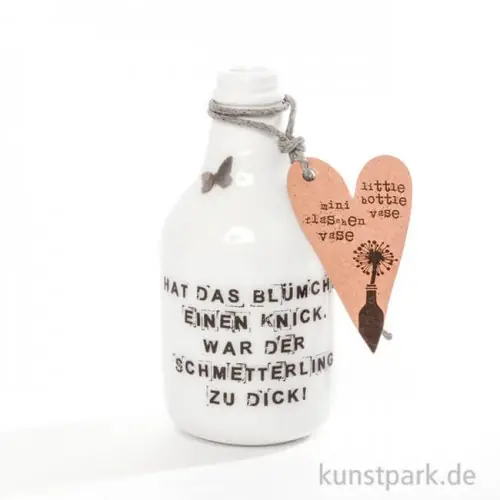 Mega-Angebot Good old friends - Mini Flaschenvase, Schmetterling