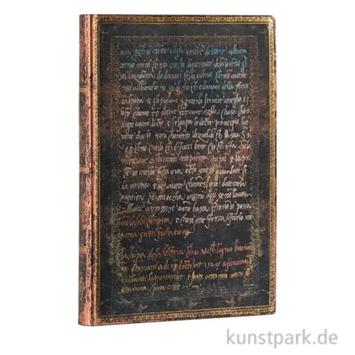 Weltweiter Versand PAPERBLANKS Notizbuch Handschrift Michelangelo, Blanko, 13 x 18 cm