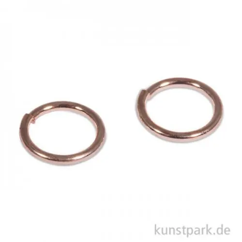 Kracherpreis Ringel - Roségold, 7 mm, 30 Stück