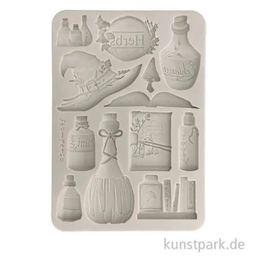 Stamperia Silikon Gießform - Herbarium Silvae Alchemy, A5 Günstig