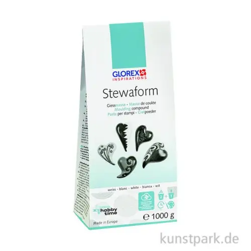 Garantierte Lieferung Stewaform Gießmasse Weiß, 1 kg