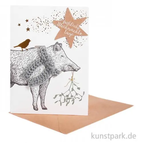Good old friends - Schalkarte, Wildschwein Günstig
