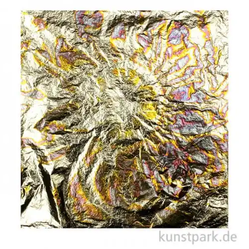 Metallfolie 10-Blatt, 140 x 140 mm Oxydmetall-GRÜN Online Kaufen