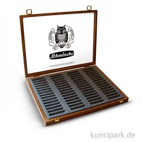 Nur Für Kurze Zeit Schmincke Holz-Leerkasten dunkel - für 60 Pastell-Stifte