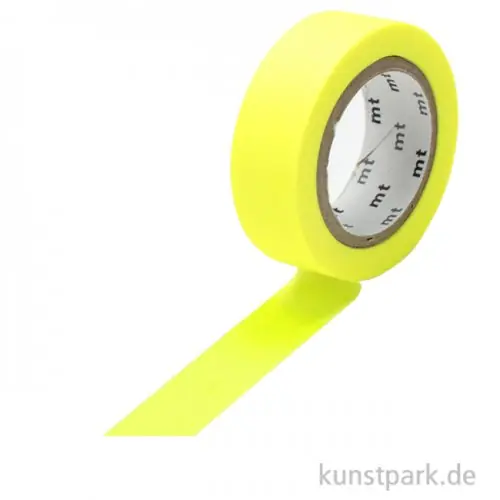 Kostenloser Versand MT Masking Tape Shocking Yellow - 15 mm, 7 m Rolle