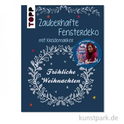 Fensterdeko mit dem Kreidemarker - Fröhliche Weihnachten, Topp Verlag Top-Angebot