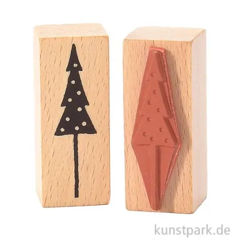 Stempel - Kleiner Tannenbaum mit Kugeln, 2 x 5 cm Bestseller