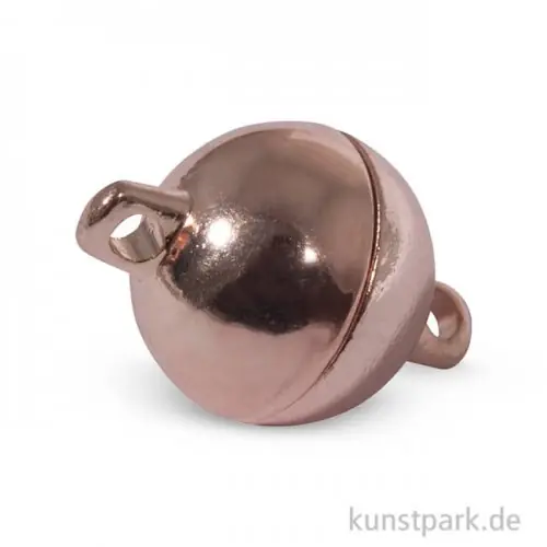 Gleich Bestellen Magnetschließe extra stark - Roségold, 10 mm, 1 Stück