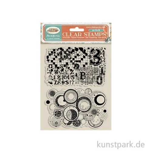 Top-Qualität Stamperia Acrylic Stamps - Furry Friends 2 Patterns