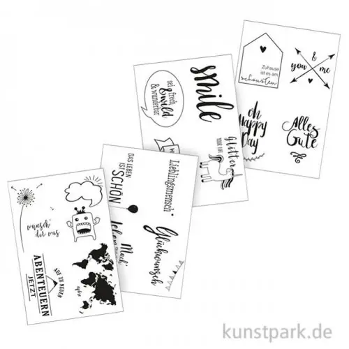 Transferpapiere mit Vorlagen - Statements Kracherpreis