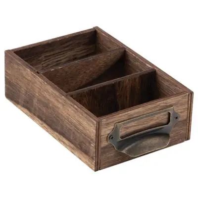 Wooden Vignette Card File Finale Aktion