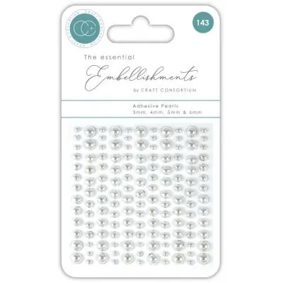 Adhesive Pearls - Silver Preisreduziert