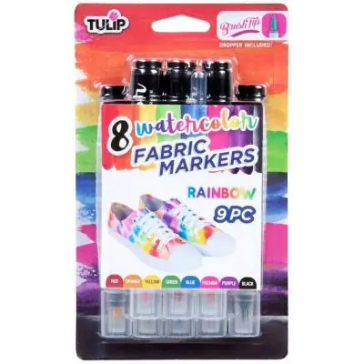 abric Markers Brush Watercolor Rainbow Aktuell