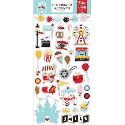 Zertifiziert Wish Upon A Star 2 - Chipboard Accents