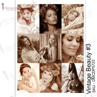 Vintage Beauty - Transferpapier Rabatt