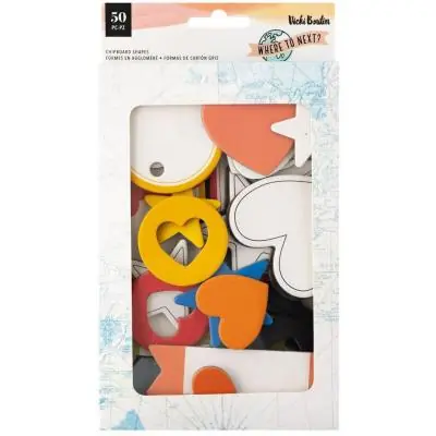 Where To Next - Mixed Chipboard Shapes Online Kaufen