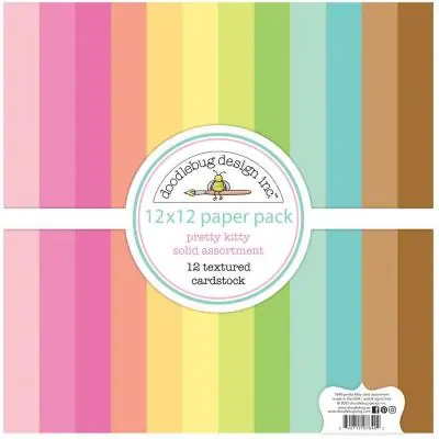 Aktuell Pretty Kitty - Textured Cardstock