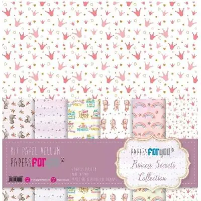 Aktuell Princess Secrets - Vellum Paper Pack
