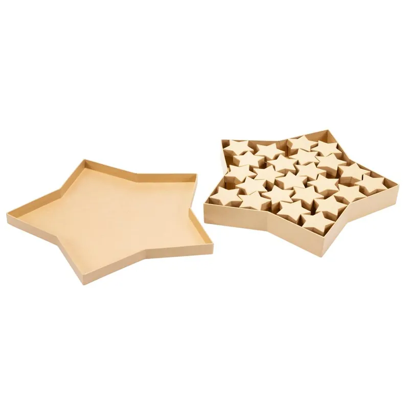 Kartonbox "Sterne" 25-teilig Sichere Zahlung