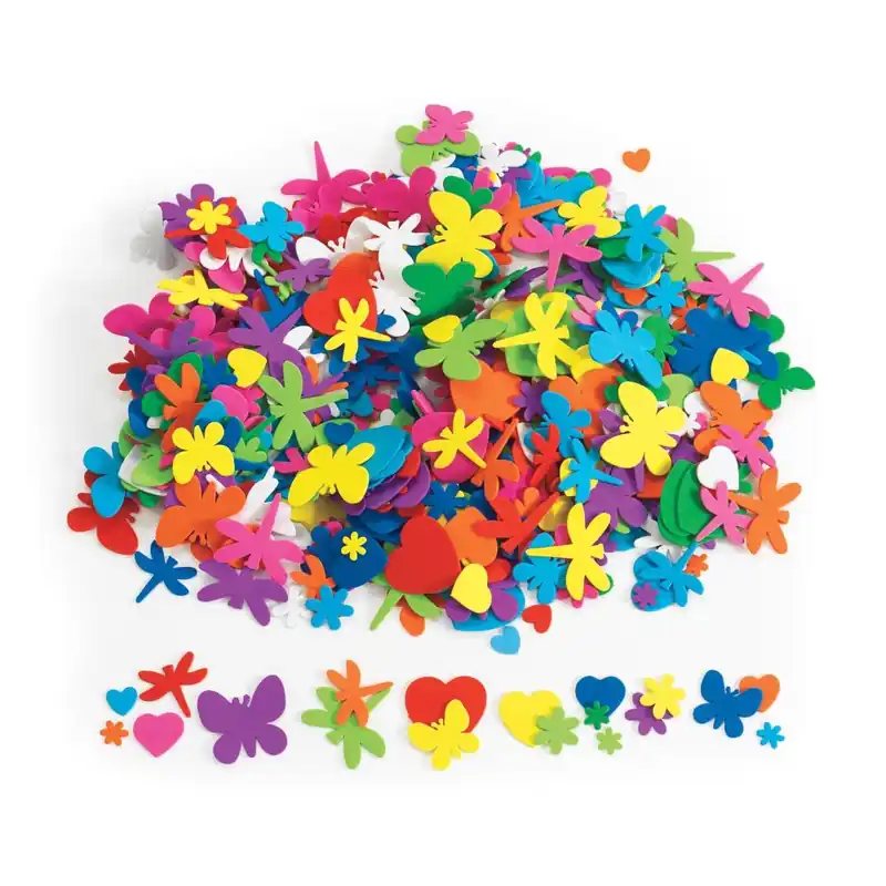 Heute Kaufen Moosgummi Schmetterlinge und Herzen/Blumen-Set