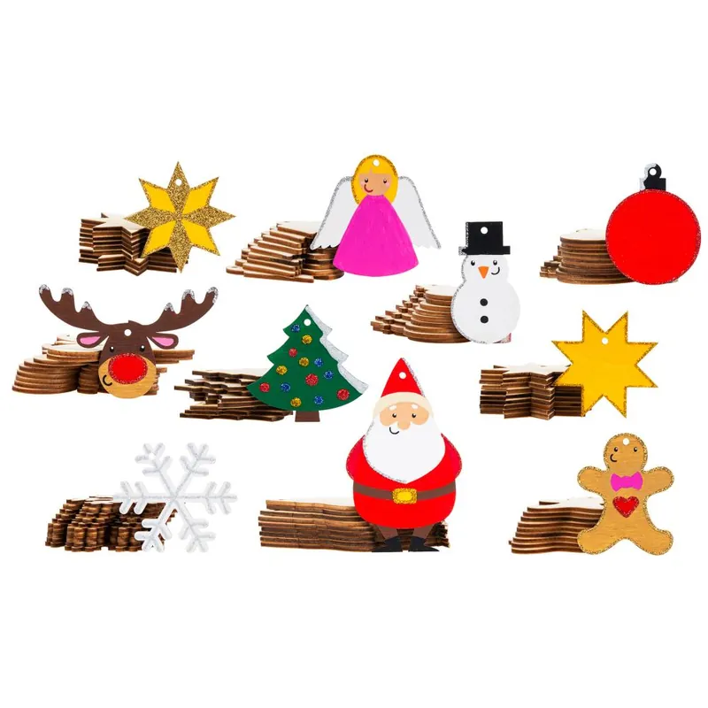 Zertifiziert Big Pack Weihnachtsanhänger 100-teilig