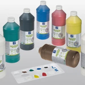 Top-Seller Guache Temperafarbe Sortiment 8 Flaschen à 1000ml