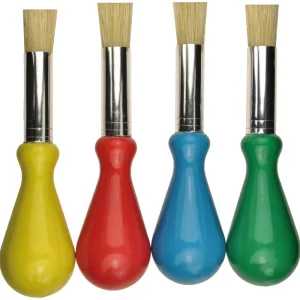 Neue Ware Schablonierpinsel mit Kugelgriff 4er Set