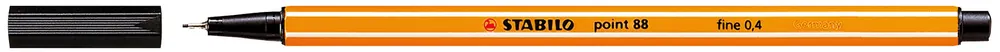 Stabilo Point 88 schwarz, Tintenfeinschreiber 0,4 mm Kracherpreis