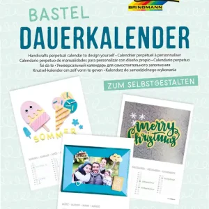 Bastelkalender DIN A4, weiß mit Spiralbindung Angebot