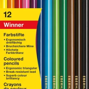 Nur Für Kurze Zeit Farbstifte 3-kantig, 17,5 cm lang 12 Stifte farbig sort. Kartonetui