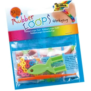 Rubber Loops - Werkzeug, 1 Stück 52 S-Klipse farb.sort.,1 Häkelnadel Exklusiv