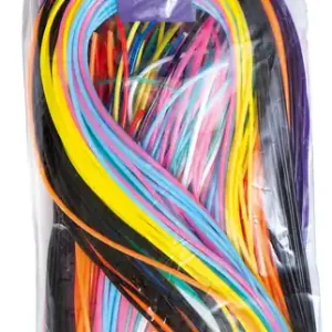 Flechtschnüre (Scoubidous) opak/transparent 100cm, 100 Schnüre Jetzt Zugreifen