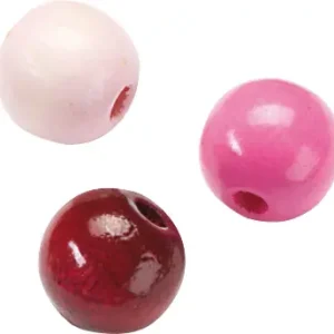 Holzperlenmix pink/rosa 50 Stk, Ø 10mm Gleich Bestellen