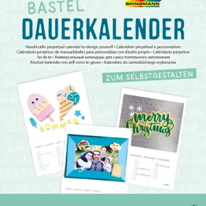 Bastelkalender 17 x 24 cm, weiß Billig
