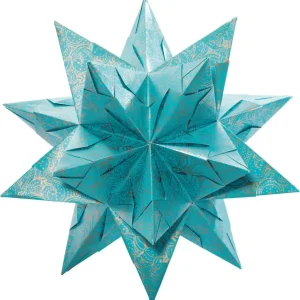 Top-Seller Bascetta-Stern ”Winteronament” türkis 90g(m²