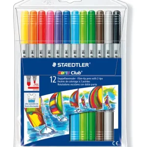 Heißes Angebot Staedtler Noris Club 12 Farben Doppelfasermaler 320