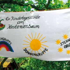Banner aus Baumwolle 130x62 cm Neue Kollektion